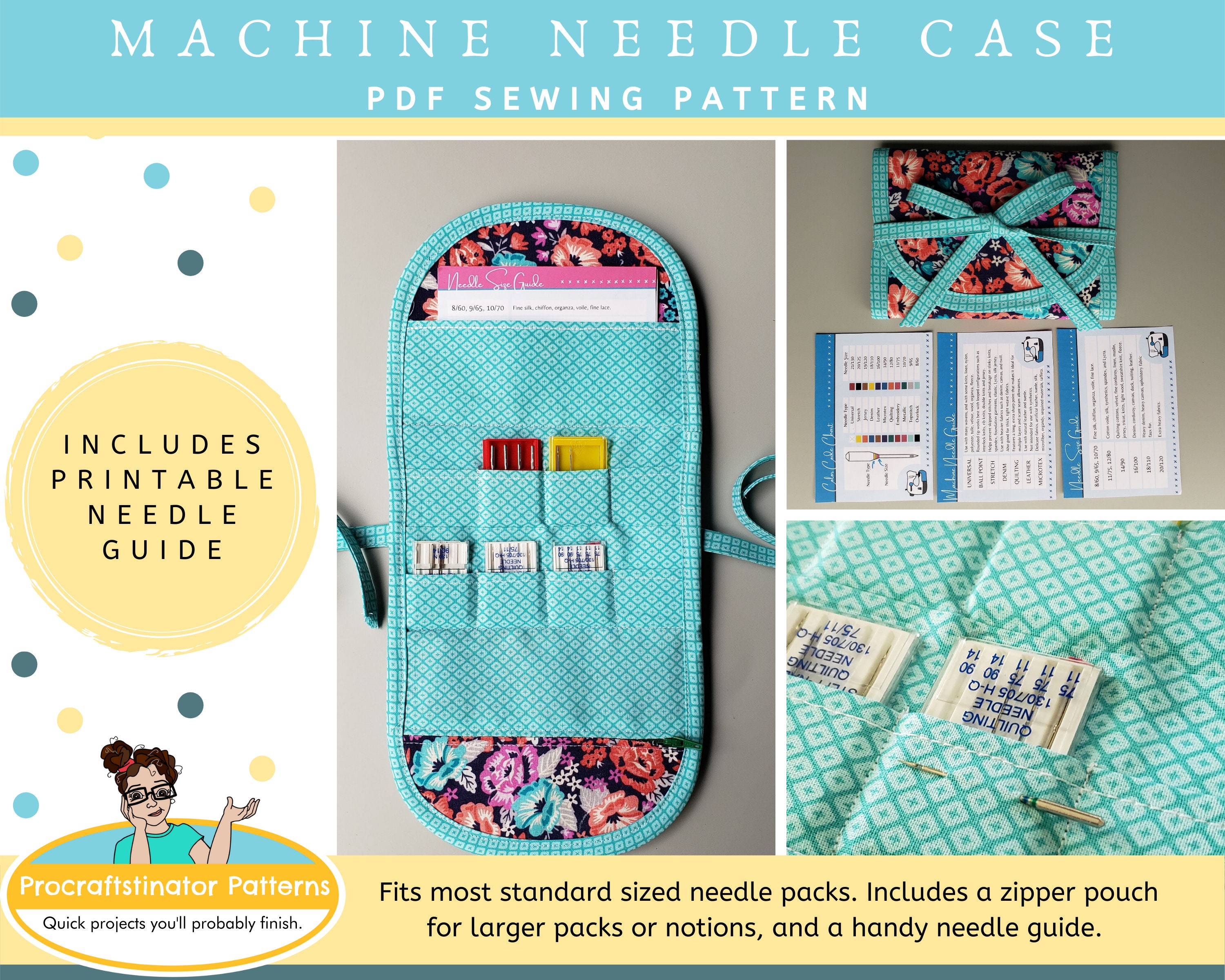 Needle Pincushion Template, Sewing Needle Holder, Sewing Needle Storage,  Sewing Needle Organizer 