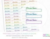 Car Loan Planner Stickers - Pastel Vibes - Printable Functional Planner Stickers
