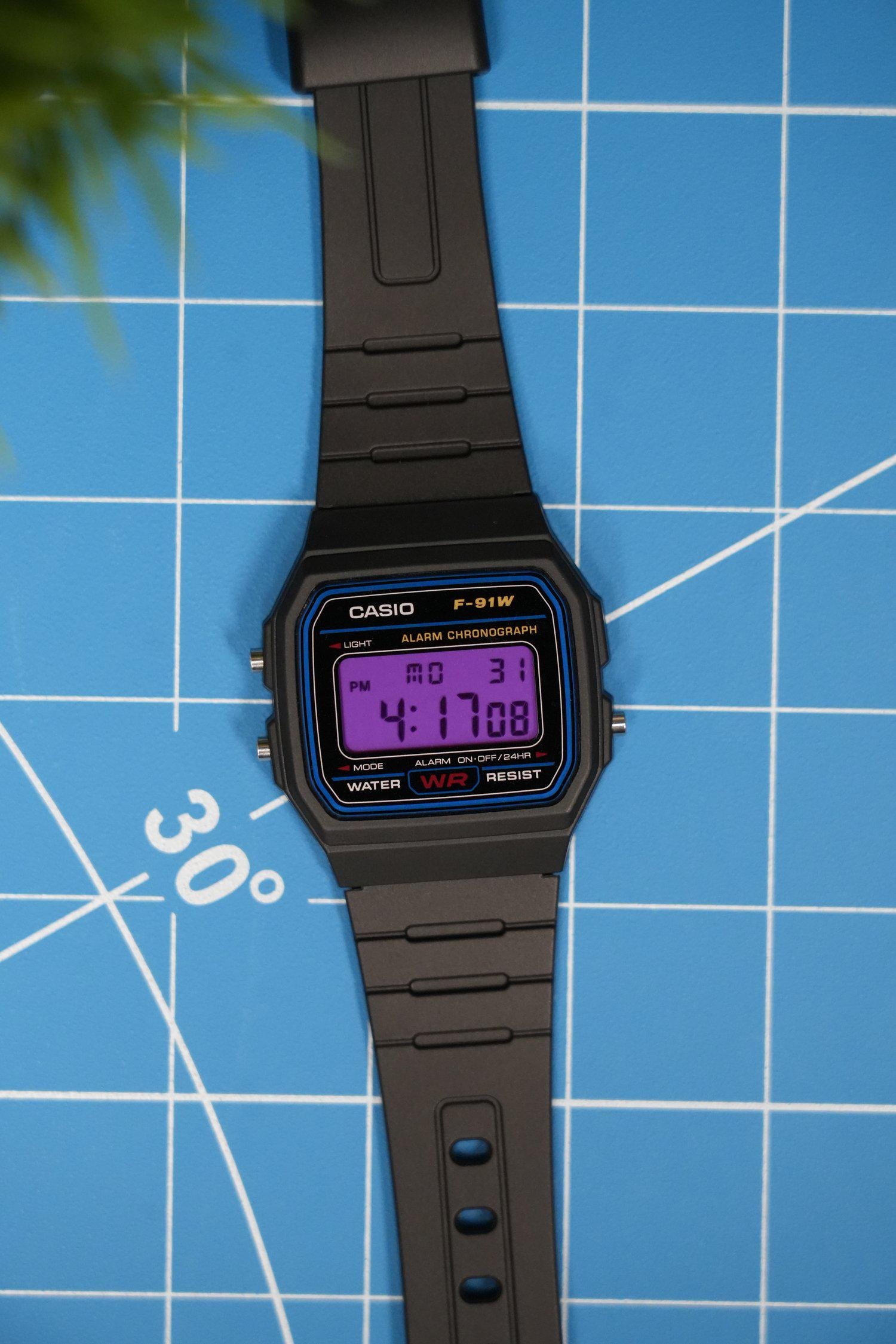 Dark Matter - Casio F91W Custom Digital Watch Mod, Brand New