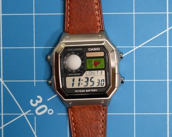 Fairways - Golf Casio Royale (AE1200) Custom Digital World Time Watch Mod, Brand New, JellyLab Watches