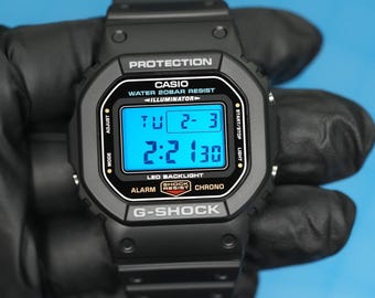 Casio G-shock GW-M5610 Custom Full Blue Metal Stainless Steel