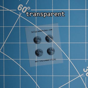 Moon Decals for Casio Royale (AE1200), transparent or opaque