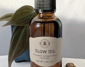 Face Oil - Antioxidant-Rich - Rosehip Oil, Jojoba Oil, Vitamin E Oil, Bakuchiol - Vegan - Plant-Based