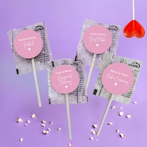 Cadeaux de mariage Lollies personnalisés, Nikkah, soirée de cérémonie Roka | Cadeaux personnalisés pour sucettes, cadeaux, décoration de table pour invités et événements