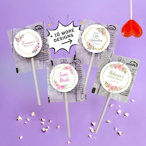 Bridal shower favours personalised elegant floral sweet gifts for guests bridesmaid thank you wedding table decor keepsake party favors