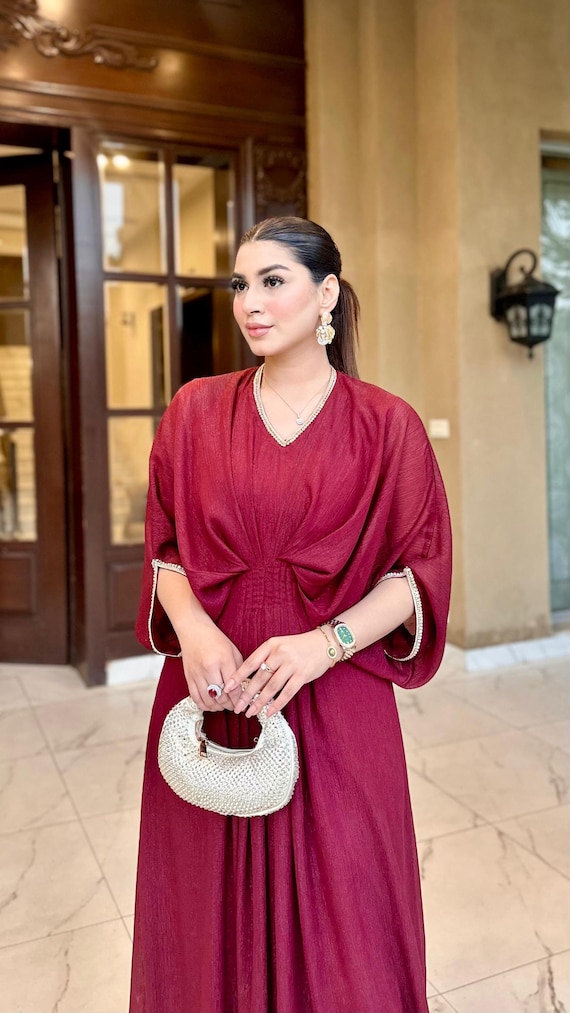 green emerald velvet dress REYNOSOHOMEDECOR- Kimono Kaftan Dress for Women` Elegant,  Miami,lbiza,Holiday Dress,Evening Dress,Loose fit Blue at Amazon Women's  Clothing store