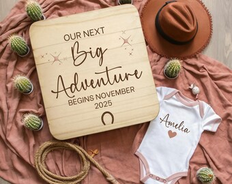 Pregnancy Announcement: Neutral Baby Reveal (Digital Download)
