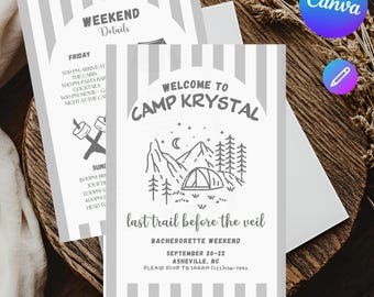 Margs and Matrimony Bachelorette Itinerary (Instant Download)