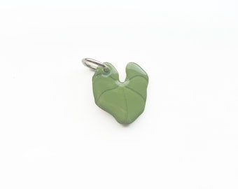Custom Taro Leaf | Polymer Clay Pet I.D Tag