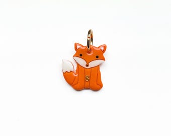 Custom Fox | Polymer Clay Pet I.D Tag