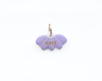 Custom Cone Flower | Polymer Clay Pet I.D Tag