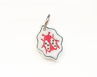 The Ladybug  | BrownBear X TBA Collaboration TAG ONLY | Polymer Clay Pet I.D Tag