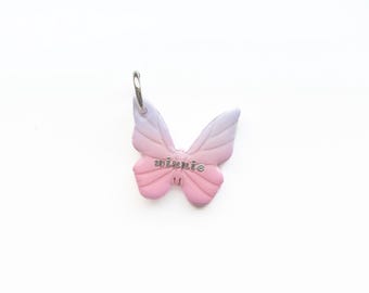 Custom Monarch Butterfly | Polymer Clay Pet I.D Tag