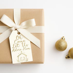 Printable Christian Christmas Gift Tags – Scripture Gift Tags – Religious Holiday Tags – Instant Download