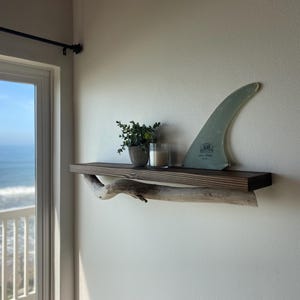 Handcrafted Driftwood Floating Shelf