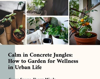 Guía de jardinería urbana: Bienestar en espacios pequeños (Descarga digital)