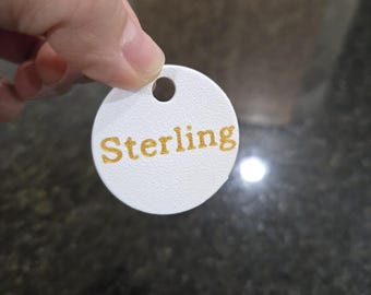 Reusable Price Display Tag Hanger: Sign for Craft Fair Vendor Supplies Jewelry Display