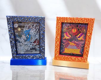 Crystal Pattern Trading Card Frame for Toploaders