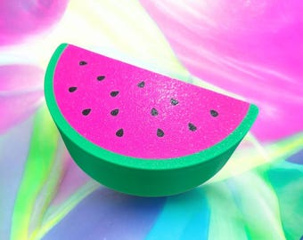 Watermelon Jewelry Box, Novelty Fruit Storage Container