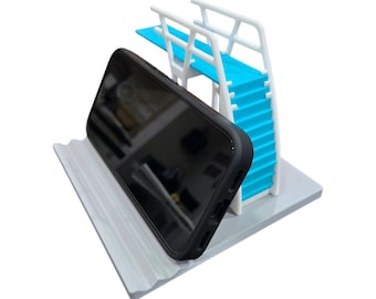 Mini duikplank telefoonhouder - Miniatuur duikplank tablethouder met drie standen, bureau telefoonhouder voor duikers