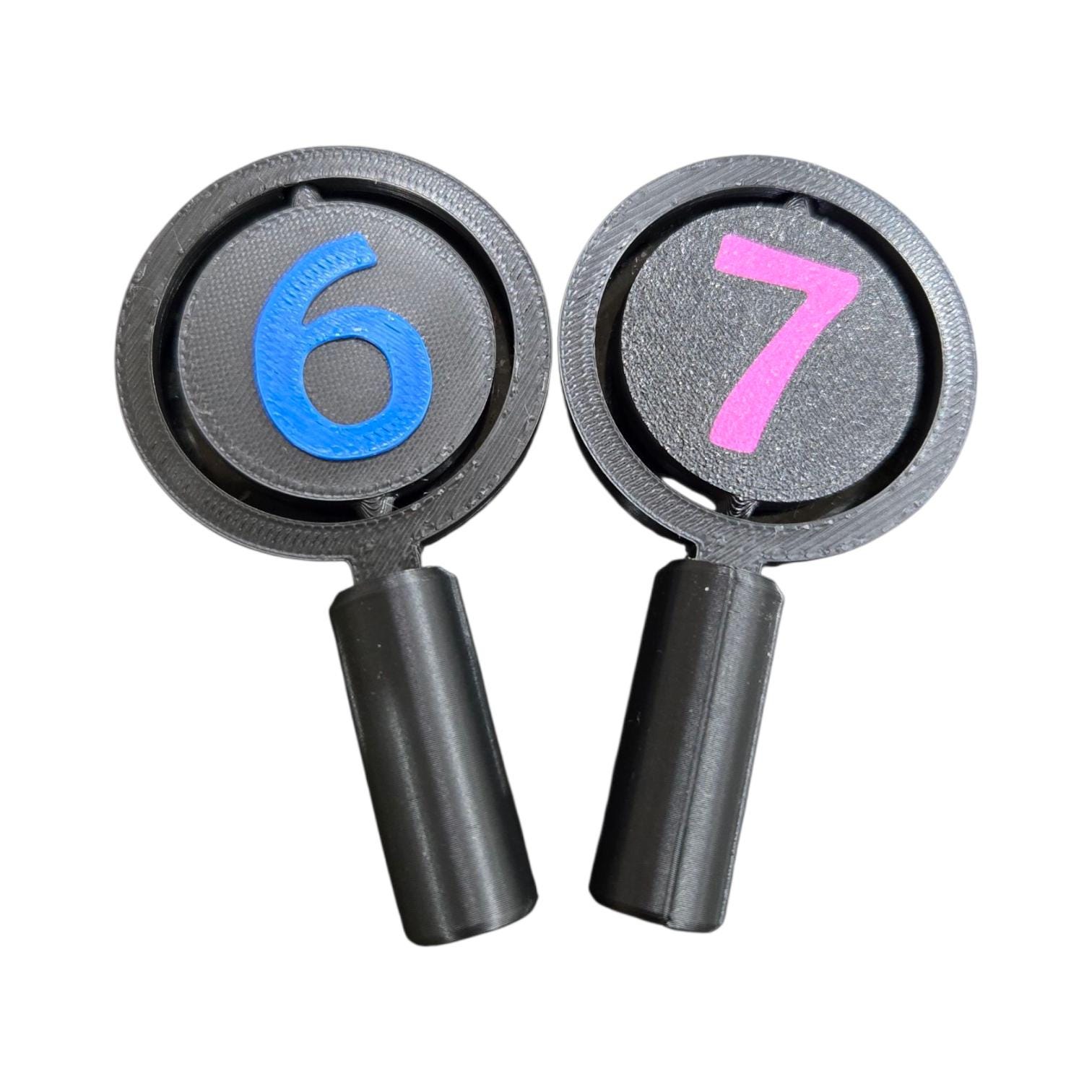 6/7 Spinning Pencil Toppers (set of 2) - Etsy