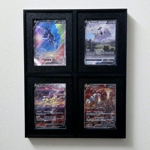 Aangepaste Pokemon-kaartframe muurbevestiging voor TCG's in bovenlader