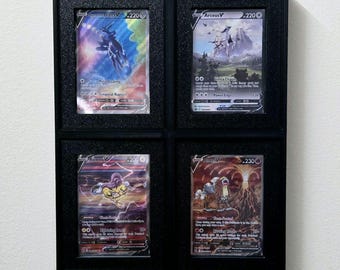 Supporto da parete personalizzato per carte collezionabili TCG in contenitori a caricamento dall'alto
