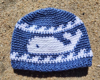 Crochet Whale Hat Pattern - Toddler & Children's Sizes *PATTERN ONLY*