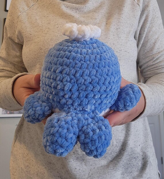 かぎ針編みの注ぎ口付きぬいぐるみクジラ - あみぐるみ - Etsy 日本