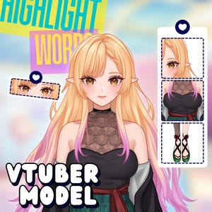 Commissie aangepaste Vtuber-model | Vtuber mannelijk en vrouwelijk | Vbrigder | Live2d-rigging | Live2d Modelcommissie | Pngknol | Anime-kunst