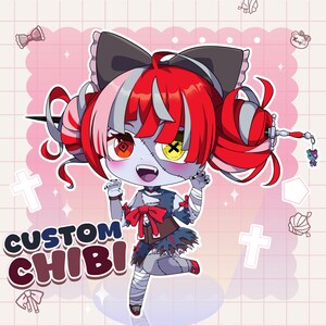 Chibi Character, Chibi Commission, Chibi Illustrasion, Custom Chibi, Chibi Digital Art,  Chibi PFP, Chibi Vtuber, Cute Chibi, Chibi emotes