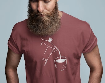 Moka Pot Coffee Shirt Gift Coffee lover Brewing Shirt Gift for Barista Coffee Enthusiast tee Gift for Teachers Coffeeholic Greca T-shirt