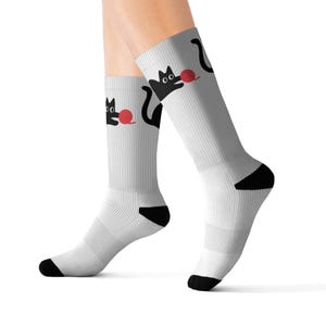 Cute Cat Socks - Whimsical Fun for Cat Lovers, Gift for Pet Owners, Cozy Fashion Accessory, Perfect for Any Occasion!