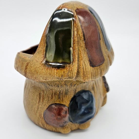 Vintage Inarco Japan Mushroom Planter: 1970s Retro Ceramic Decor