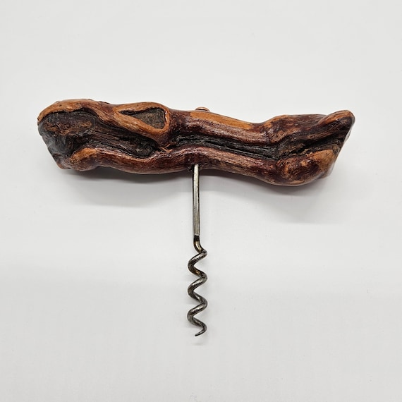 Franmara Wood Handle Corkscrew – Vintage Rustic Wine Opener