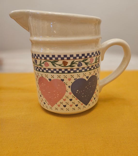 Country Pitcher needlepoint-style by Hearts Delight