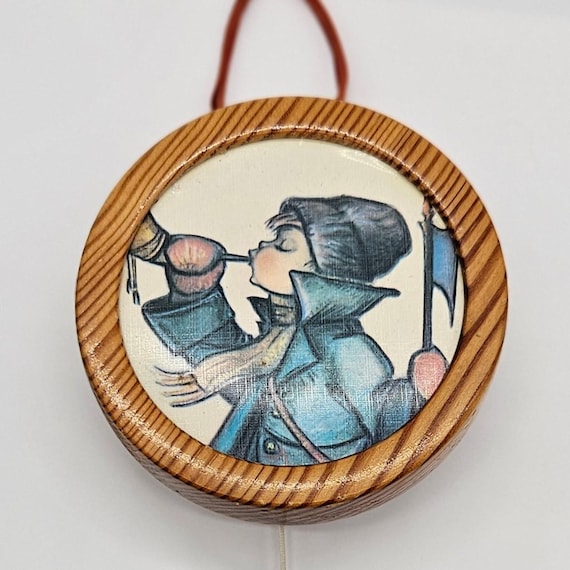 Vintage Hummel "Happy Wanderer" Musical Wall Plaque - Swiss Movement