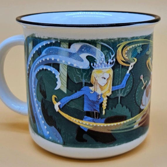 Burning Crowns Mug – Illumicrate Fantasy Reader Coffee Cup