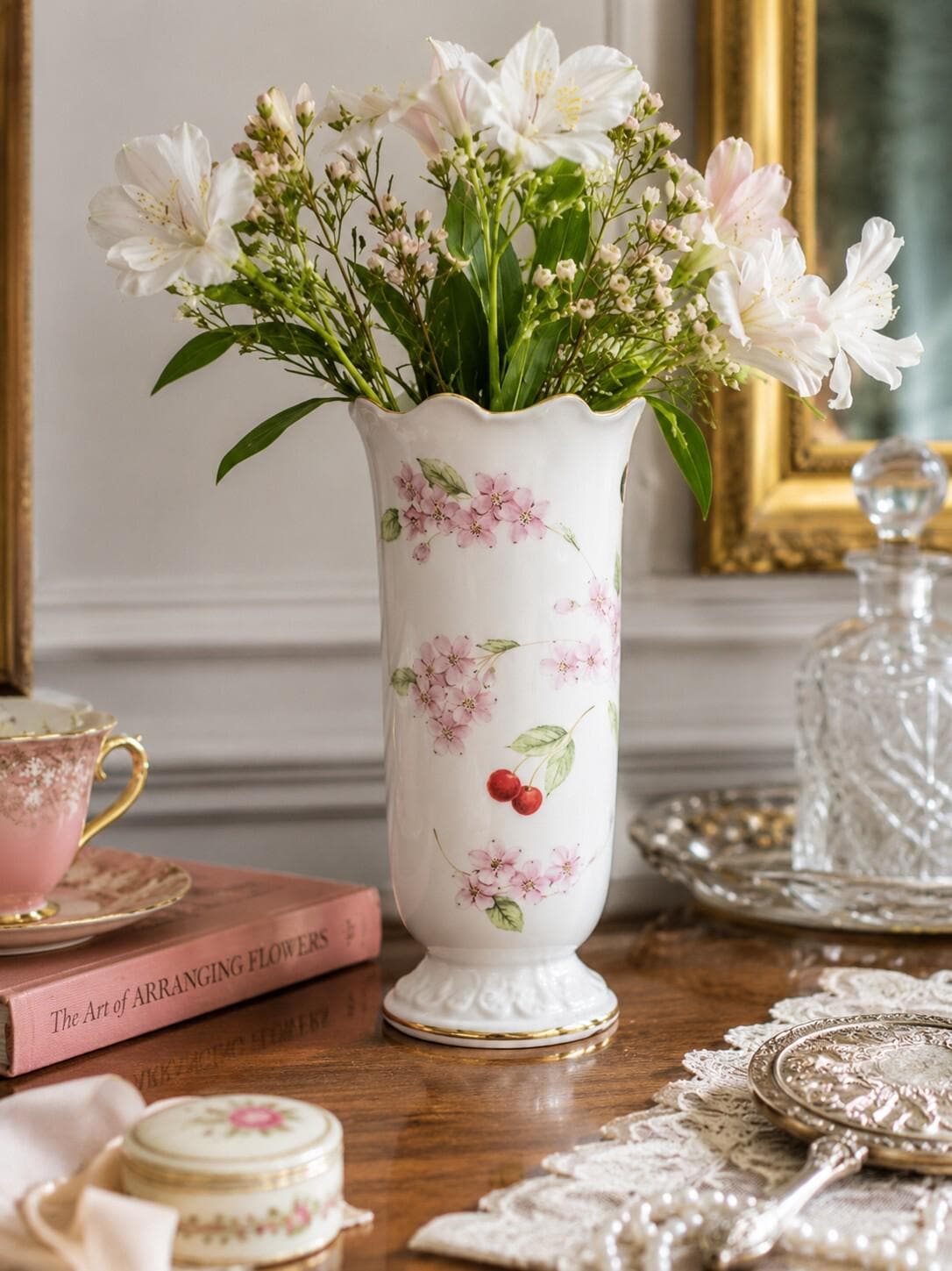 Bone China Vase - Etsy