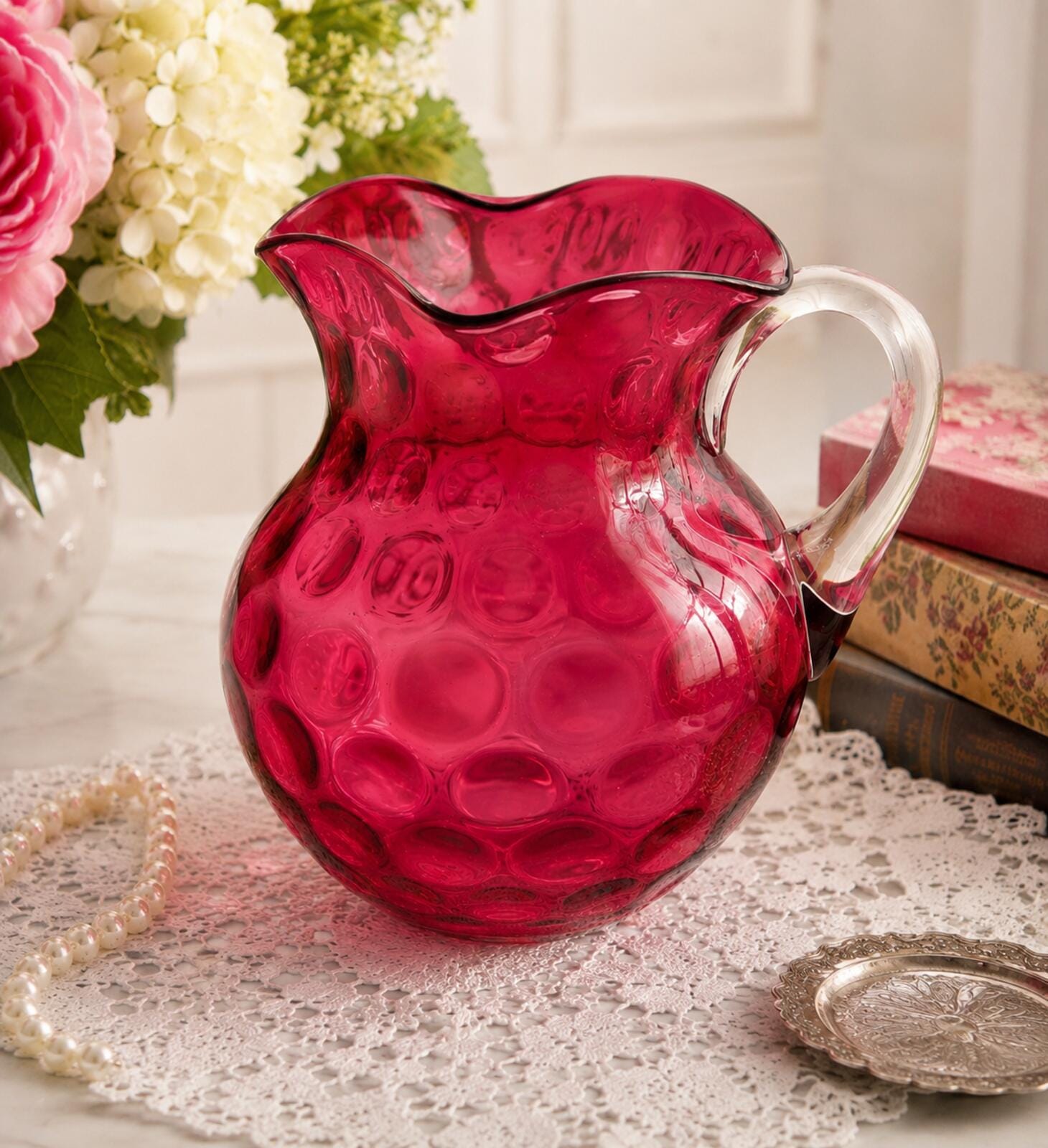 Fenton Cranberry - Etsy