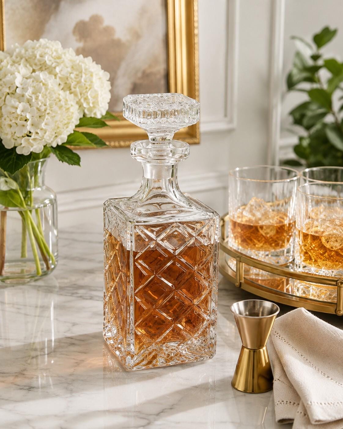 1950s Crystal Decanter - Etsy