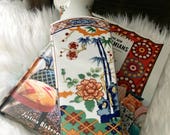 Vintage Imari Vase Japan Vase Chinoiserie