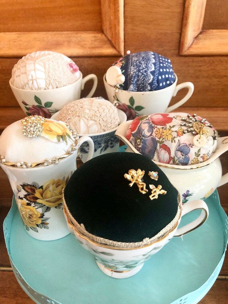 Handmade Pincushions / Upcycled / Repurposed Etsy