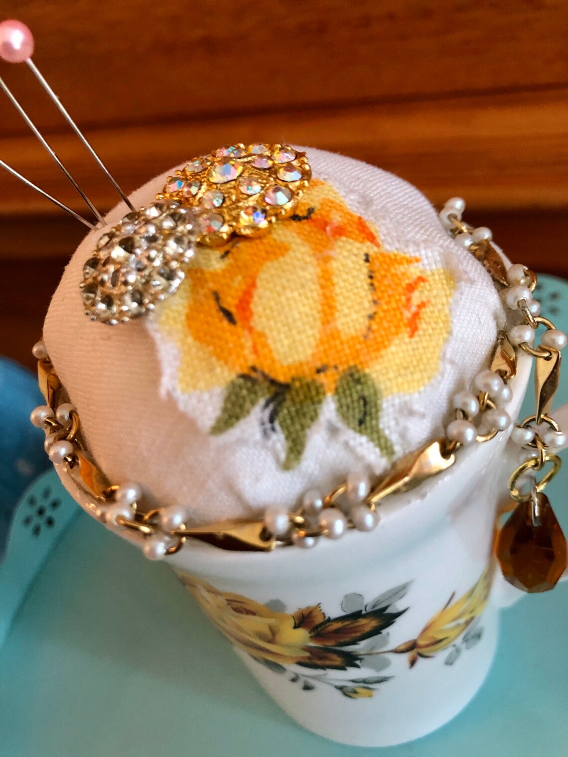 Handmade Pincushions / Upcycled / Repurposed Etsy