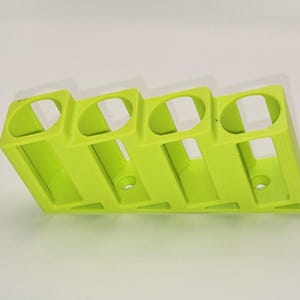 Ryobi 4V Battery Wall Mount | 3D Printed SKADIS Holder | USB Lithium Organizer image 8