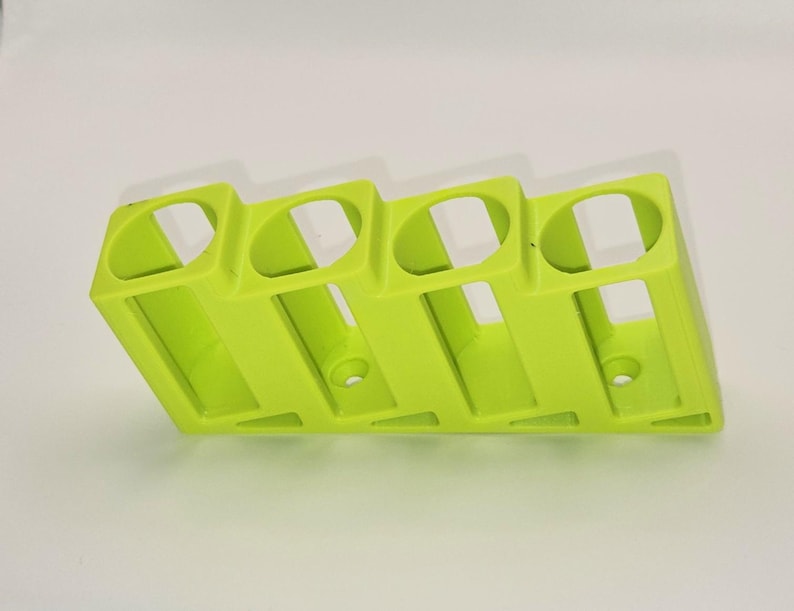 Ryobi 4V Battery Wall Mount | 3D Printed SKADIS Holder | USB Lithium Organizer image 8