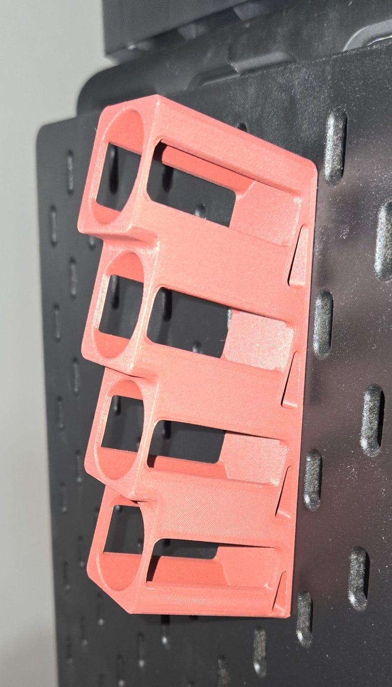 Ryobi 4V Battery Wall Mount | 3D Printed SKADIS Holder | USB Lithium Organizer image 10