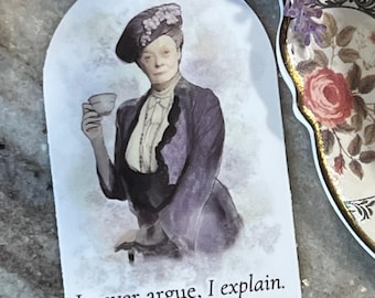 Violet Crawley | Art inspiré de Downton Abbey dessiné à la main par The Wandering Lore