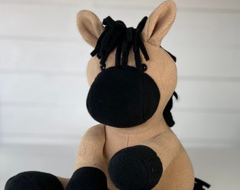 Tan Plush Horse