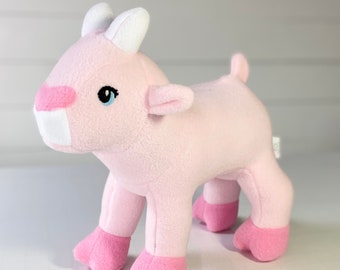 Pink Goat Plush Animal